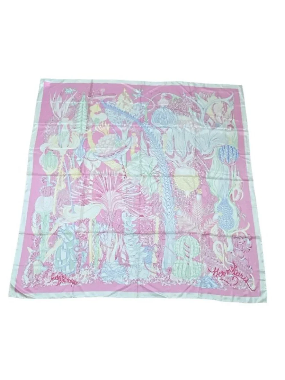 ★SOLD★ Hermes Carre 140 Imaginary Botanical Silk Scarf Shawl - Picture 2 of 6